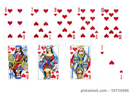 leisure card game on white background 59758906