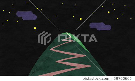 山,山徑和星空背景圖像素材 山,山徑和星空背景圖像素材 59760665