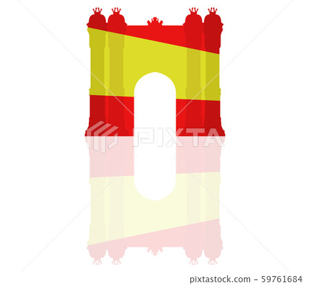 barcelona triumphal arch icon barcelona triumphal arch icon 59761684
