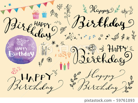 Birthday design material 59761893