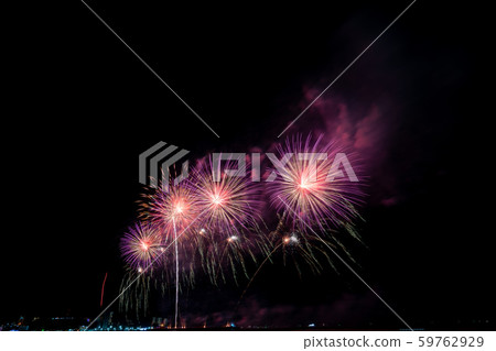 Fireworks light up the sky with dazzling display Fireworks light up the sky with dazzling display 59762929