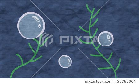 Abstract underwater background image material of bubbles and aquatic plants Abstract underwater background image material of bubbles and aquatic plants 59763004