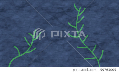 簡單的水草和藍色水下背景圖像素材 簡單的水草和藍色水下背景圖像素材 59763005