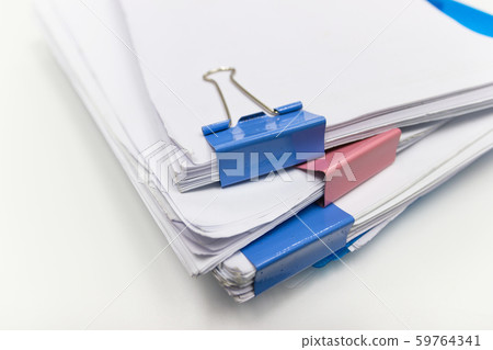 file folder and Stack of business 59764341