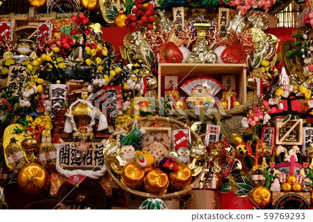 Shinjuku Hanazono Shrine Flea Market Tori-no-ichi festival at Hanazono Shrine 59769293