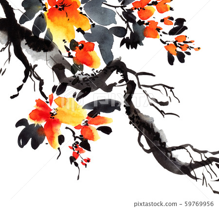 Blossom tree branch 59769956