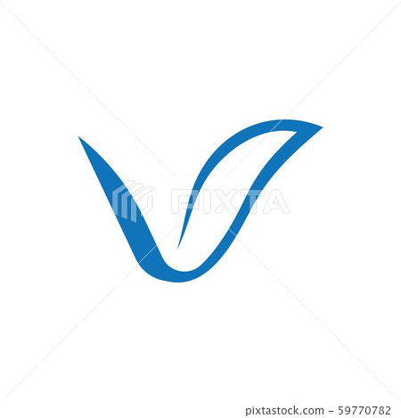 V icon Vector Illustration design Logo 59770782