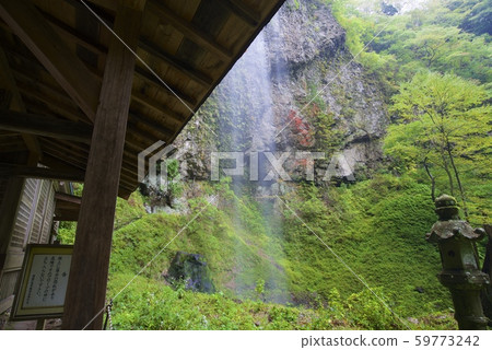 Dankyo Waterfall (Otaki) at Dankyo Shrine (Oki-gun, Shimane) 59773242