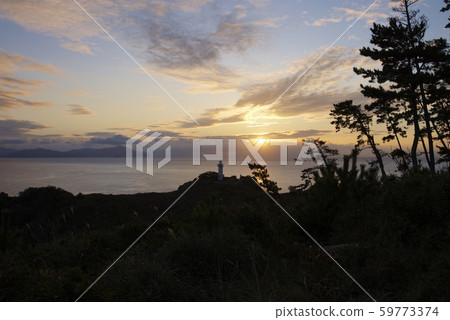 Sunset from Cape Naku (Oki Island Town, Oki County, Shimane Prefecture) 59773374