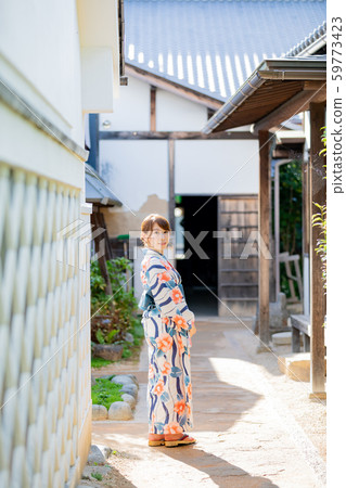 犬山城堡城女性浴衣 59773423