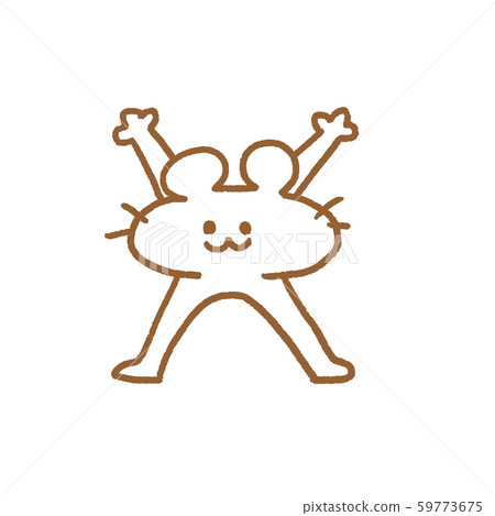 X pose mouse - Stock Illustration [59773675] - PIXTA