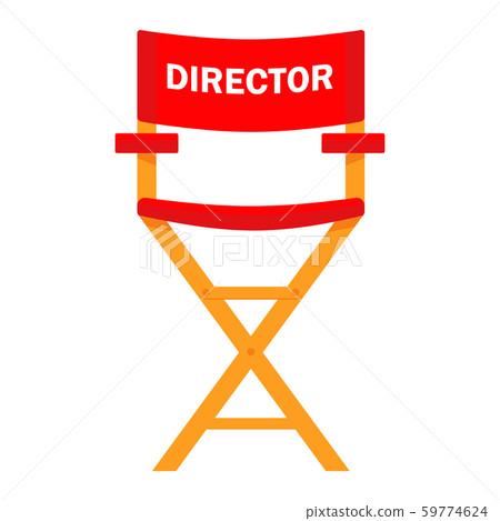 Film director red chair. Work on the set of the film. 59774624