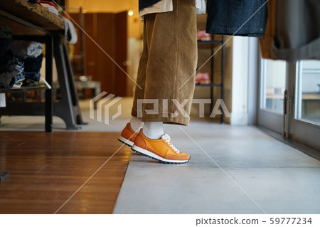 Orange sneakers 59777234