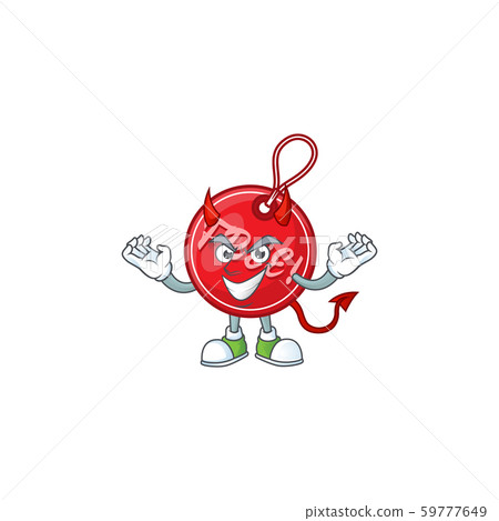 Character devil in christmas free tag cartoon Character devil in christmas free tag cartoon 59777649