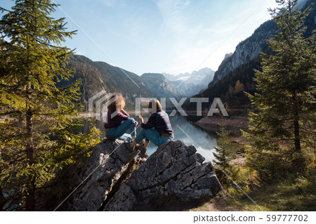 Two happy girls Two happy girls 59777702