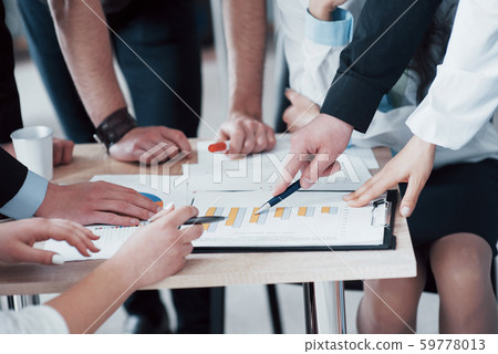 Design team of young people, concept of brainstorming planning. 59778013