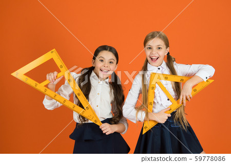 Without geometry life is pointless. Small girls Without geometry life is pointless. Small girls 59778086