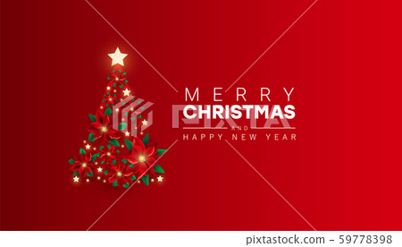 Creative minimal background with Christmas tree 59778398