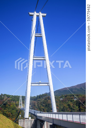 Kokonoe "dream" large suspension bridge Kokonoe "dream" large suspension bridge 59779482