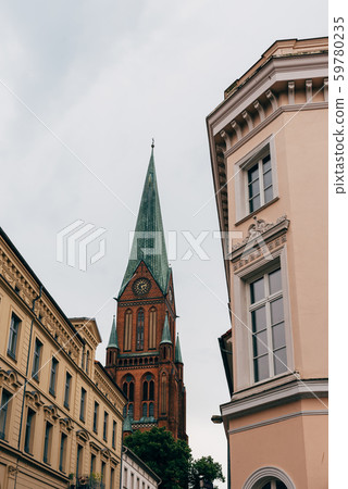 Belfry of the Cathedral of Schwerin, Germany 59780235
