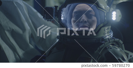 Astronaut getting ready for flight Astronaut getting ready for flight 59780270