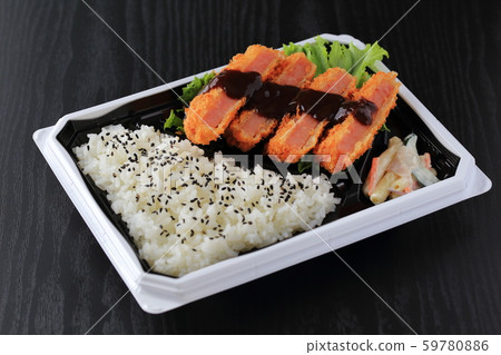 火腿炸肉排午餐 59780886