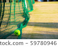 Tennis court and ball 59780946