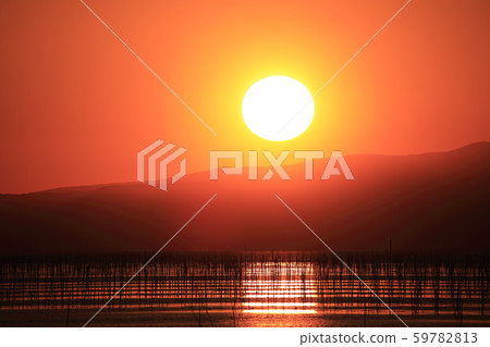 Omuta City Miike Port Sunset Omuta City Miike Port Sunset 59782813
