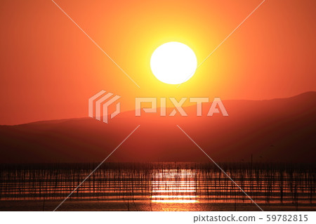 Omuta City Miike Port Sunset Omuta City Miike Port Sunset 59782815