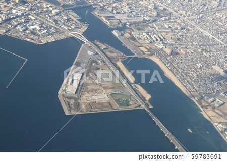 甲子園海灘鳥瞰圖 甲子園海灘鳥瞰圖 59783691