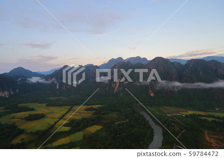 Laos, Bambien landscape Laos, Bambien landscape 59784472