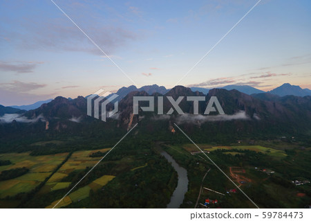 Laos, Bambien landscape Laos, Bambien landscape 59784473