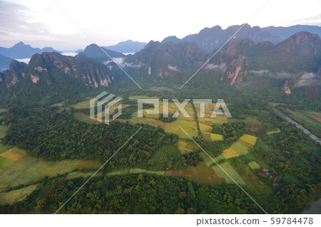 Laos, Bambien landscape Laos, Bambien landscape 59784478