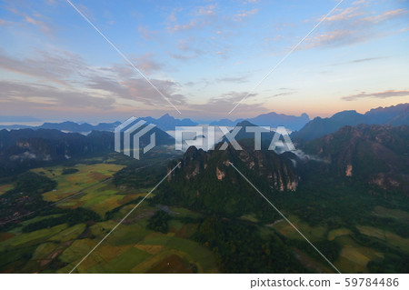 Laos, Bambien landscape Laos, Bambien landscape 59784486