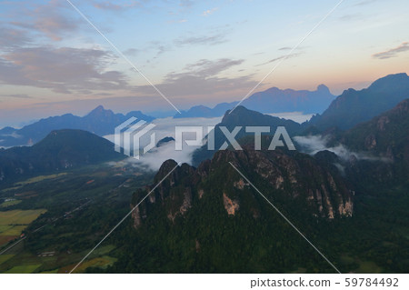 Laos, Bambien landscape Laos, Bambien landscape 59784492