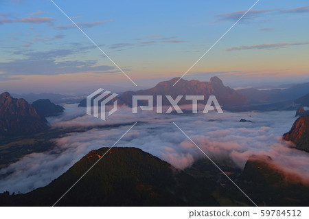 Laos, Bambien landscape Laos, Bambien landscape 59784512