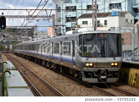 223 series Kanku and Kishu Road Rapids running on the Osaka Loop Line 59785293