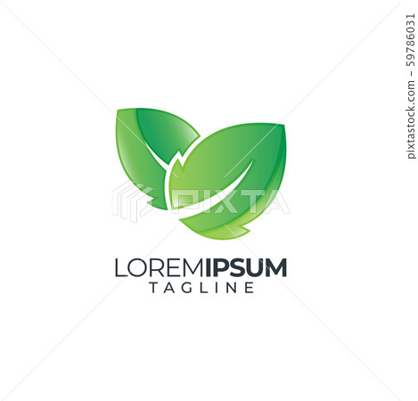 Leaf graphic design template vector isolated 59786031