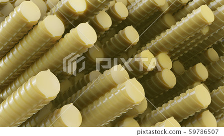 Plastic rods in rows. Randomly located Plastic rods in rows. Randomly located 59786507