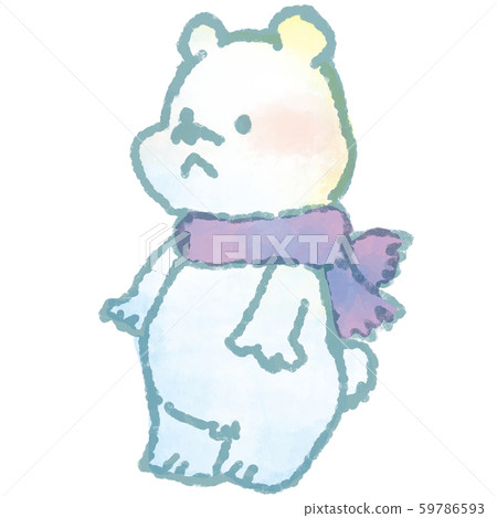 Watercolor winter Shirokuma 02 Watercolor winter Shirokuma 02 59786593