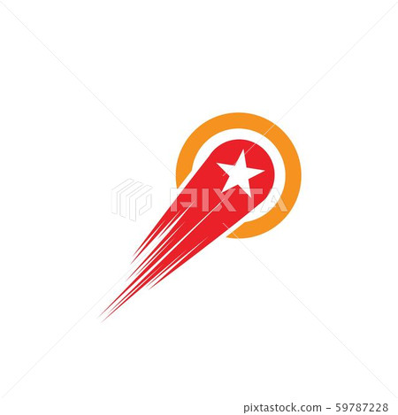 Comet vector icon illustration Comet vector icon illustration 59787228