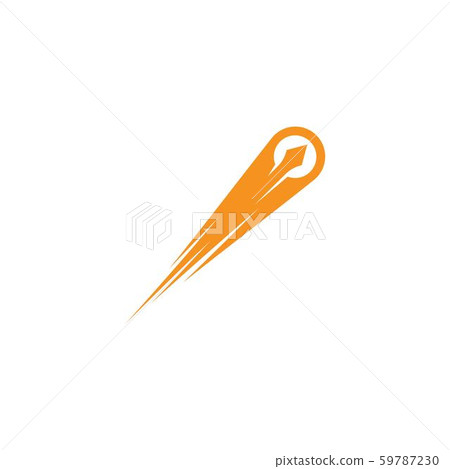 Comet vector icon illustration Comet vector icon illustration 59787230