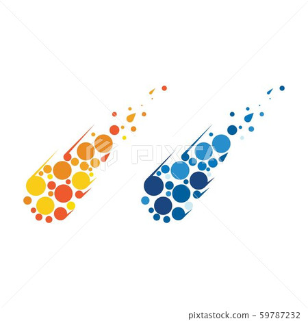 Comet vector icon illustration Comet vector icon illustration 59787232