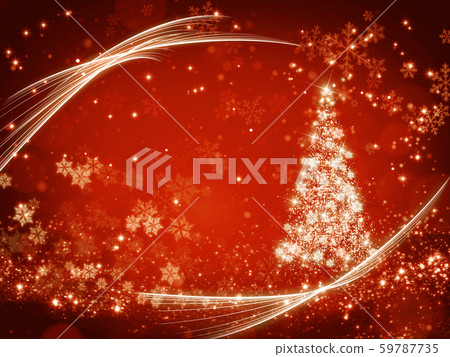 Christmas tree glitter - Stock Illustration [59787735] - PIXTA
