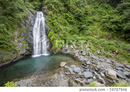 Morning view of the Xinliao Waterfall Morning view of the Xinliao Waterfall 59787948