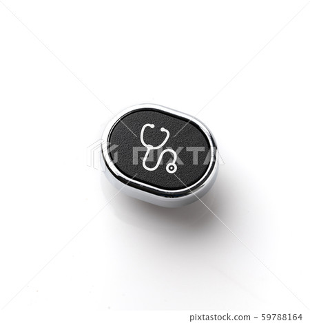 Medical icon on the retro & vintage style keyboard Medical icon on the retro & vintage style keyboard 59788164