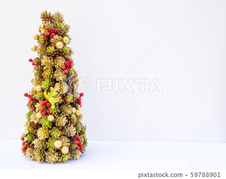 Christmas tree on white background, Have a nice holiday on this Christmas Christmas tree on white background, Have a nice holiday on this Christmas 59788901