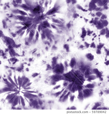 Tie dye shibori watercolour seamless pattern. 59789042