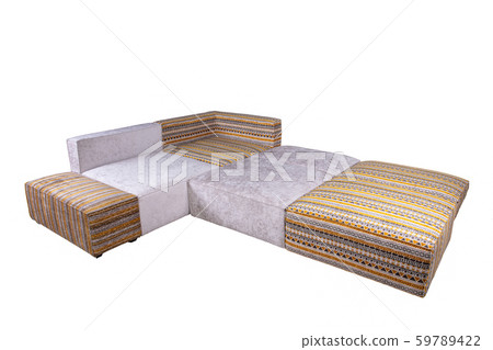 Angular sofa spread in sleeping place multicolored Angular sofa spread in sleeping place multicolored 59789422