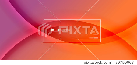 Trendy simple fluid color gradient abstract background with dynamic wave shadow line effect. Vector Trendy simple fluid color gradient abstract background with dynamic wave shadow line effect. Vector 59790068